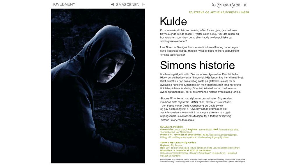 Screenshot number 8 from project Den Nationale Scene